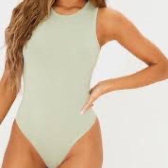 Sage Green Bodysuit - Picture 1 of 3